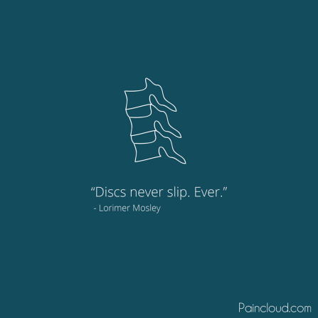 Discs never slip